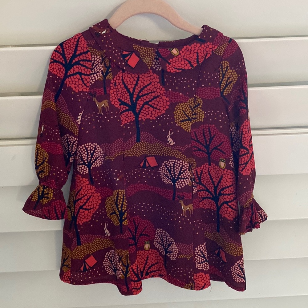 Fall inspired long sleeve dress
